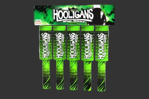 Fumigènes Hooligans GREEN (5-100 pcs)