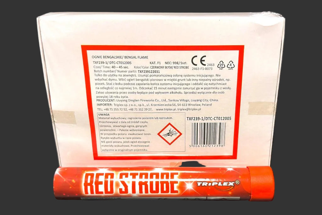 Torches ULTRAS RED (5-100 pcs)