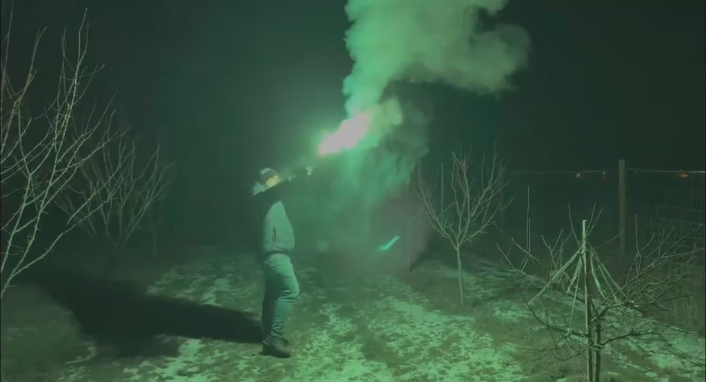 Torches HOOLIGANS GREEN (5-50 pcs)
